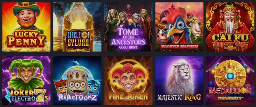 Aperçu des jeux Olympe Casino